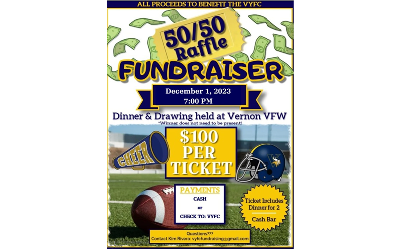 2023 50/50 fundraising raffle