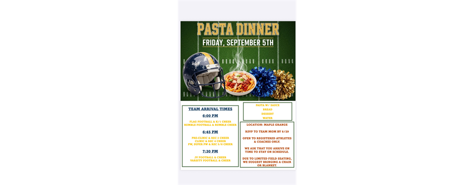 Pasta Dinner